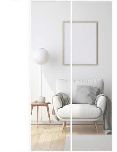 Fliegengitter Tür 85x210cm Winddicht Magnetvorhang Magnet Insektenschutz Tür Moskitonetz Automatisches Schließen Hält Insekten draußen Klebemontage Ohne Bohren weiß