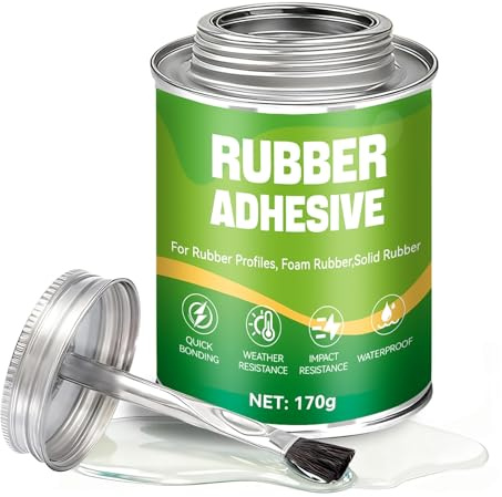 Miioto Cola de Contacto, Pegamento Zapatos, Pegamento Fuerte, Adhesivo Fuerte, Pegamento de Contacto para Neumáticos, Gomaespuma, Cuero y Plásticos (170g)