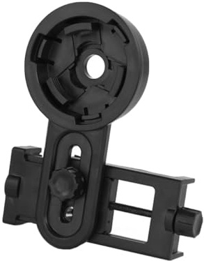 Alipis Telescope Phone Mount Adapter for Smartphone Photography, Rotatable Tripod Holder Compatible with Binoculars and Monocular Spotting Scopes, Black Assorted style