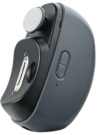 Qkbuza Lime à Ongles Électrique,Limeuse Polisseuse Légère - Lime à Ongles Électrique avec LED et Verrou de Sécurité pour Seniors | pour Manucure Pédicure à Domicile et Salon pour