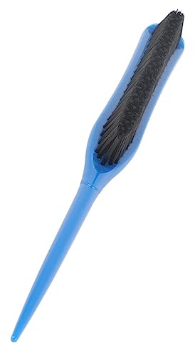 FILFEEL Spazzola per Cotonare i Capelli, Spazzola in Nylon a 3 File per Volume e Styling, Manico Ergonomico con Coda Arrotondata, per Salone e Uso Domestico (BLUE)