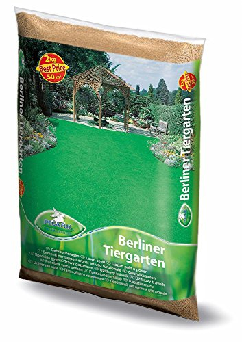 Pegasus Berliner Tiergarten 622319 Rasensamen 2kg, 50 qm - Hohe Belastbarkeit, Schnelle Keimung, Hohes Zierwert, Pflegeleicht, Saatgut, Rasensaat