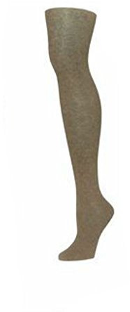 MeMoi Brooklyn Flat Knit Cotton Tights for Women, Cozy and Stretchy Soft Sweater Tights - Sizes XS to 5x-6x, Oatmeal, S-M