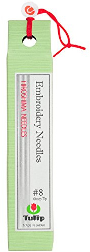 Sewline Tulip Embroidery Needles, Size-8, 8-Pack