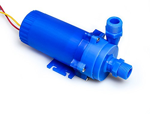 Nuzamas - Bomba de agua de 12 V CC, 85 W, con capacidad de 14 litros/minuto, 8 metros, apta para sistemas de calefacción solar con agua caliente, fuentes, circulación de acuarios y sistemas
