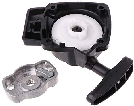 BIlinli 1Set 26CC 1E34F Débroussailleuse Débroussailleuse Démarreur avec Remplacement de la Plaque de la poulie pour Mitsubish CG260 BC260