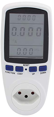 Aexit 240V US plug TS-836 Swiss Socket Power Meter Energy Voltage Amps Electricity Usage Monitor Reduce Your Energy Costs (56904603eaf5a08a4e1e02fd4cddc9cd)