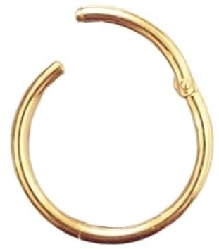 Ringe I Clicker I Piercing Nasenring Ohrring I 1,0 x 8 mm I 585 Massiv Gelbgold I Echtheit des Artikels - wie beschrieben - wird hiermit garantiert I 46011-8 I