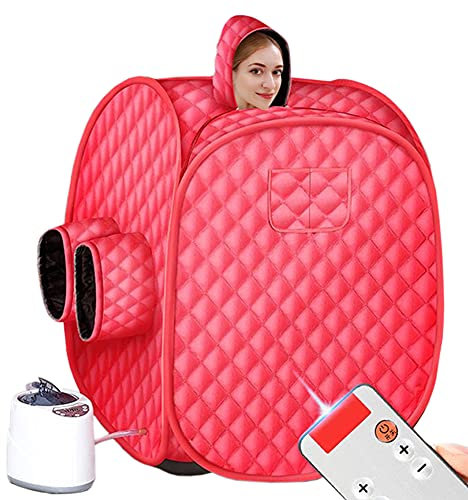 GJXJY Sauna à Vapeur, Tente de Sauna de Spa de Visage avec Réglage de la Température de 9 Fichiers, pour de Désintoxication de Perte de Poids