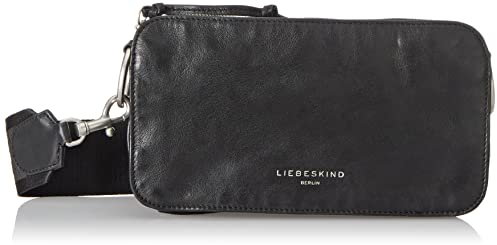 Liebeskind Berlin Damen-Umhängetasche,Clarice M“ Crossbody Bag Damen aus Leder mit verstellbaren Schulterriemen Damen-Schultertasche,großzügige Fächer mit Reißverschluss Knopfverschluss, Shoulder Bag
