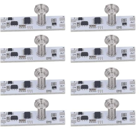 Capacitive Touch Dimmer Module 8 Circuit Panel Smooth LED Light Dimming Control