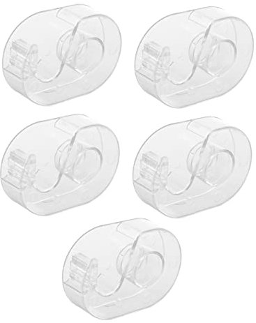 Housoutil 5stücke Transparenter Klebebandabroller Aus Kunststoff Tape Cutter Für Diy Bastelprojekte Mobiler Und Sicherer Washi Tape Organizer Für Büro Und Schule