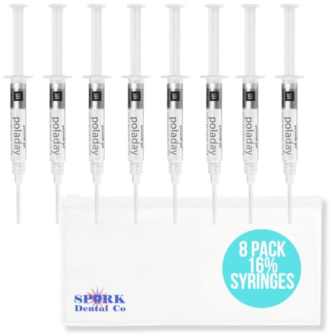 Polanight 16% 8 Syringe Pack, Polanight Whitening Gel (8 Whitening Syringes Total)