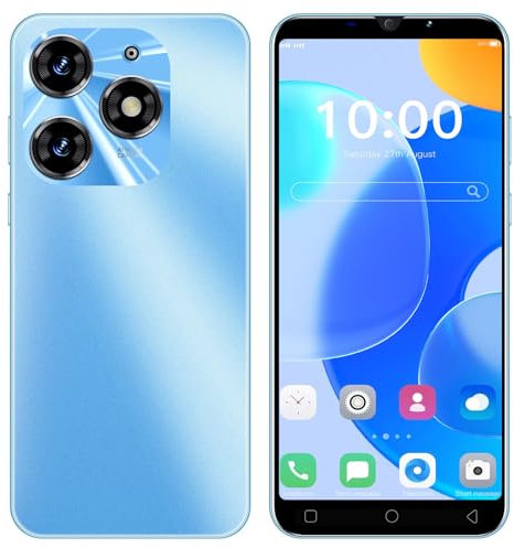McMgc Smartphone Oferta del Día, Pantalla IPS de 5.0 Pulgadas, 16GB ROM 128GB Ampliable, Android 9.0, Dual SIM, Doble Cámara, Teléfono 3G/gsm Barato (Spark 10Pro-Blue)