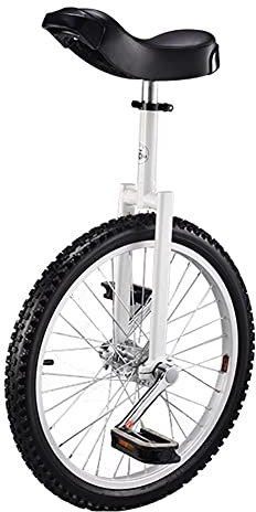 Einrad für Erwachsene, 20 Zoll Rad Einrad Uni -Zyklusbalance -Übung Fun Bike Fitness Scooter Circus, lädt 150 kg/330 lbs Einstellbarer Sitz