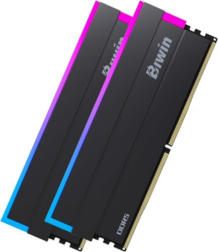 Biwin Black Opal DW100 DDR5 RGB RAM 32GB (16GBx2) Up to 8200MHz CL36 Computer Memory Intel XMP 3.0 AMD EXPO Compatible-Black