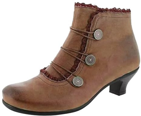 GFPGNDFHG Damen Schneestiefel Herbst Boots Herbstschuhe Elegant Gummistiefel Kurz Wasserdichte Schuhe Herren Stiefel Flach Schnürstiefel