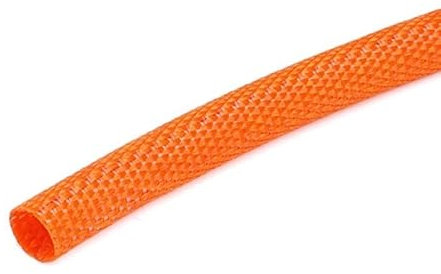 FBANULPEX Kabelschlauch Mantelhülse,Kabel Wickeln Flammhemmender Drahtwickel-Hüllenschutz PET Auto Line Organizer(Orange,30MM*5M)