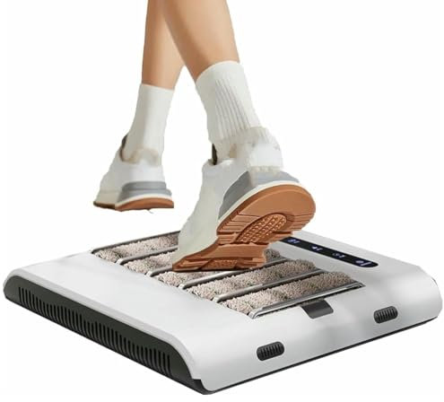 Générique Nettoyeur de Semelles, entièrement Automatique, cireuse à Induction, Rechargeable à 260 TR/Min, Aspiration 1000 Pa, Nettoyage Rapide en 5 Secondes, for la Maison et Le Bureau