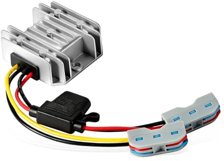 DC 9 – 32 V a 12 V, convertitore di tensione 12 V, 5 A, 60 W, MAX, convertitore step-down, stabilizzatore di tensione impermeabile con fusibile e morsettiera, regolatore di tensione verso il basso