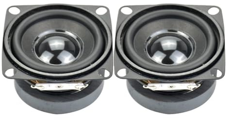 2 altoparlanti full range da 2 pollici, 4 Ohm, 5 W, mini woofer, fai da te, subwoofer audio for home theater