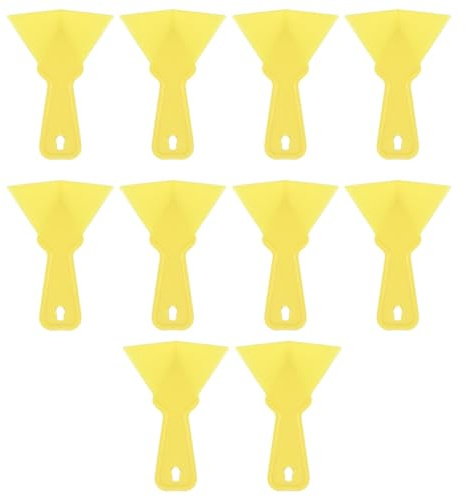 WATIIFUFU Raschietto per Angoli Cartongesso 10 Pezzi in Plastica Abs Resistente, Strumento per Rimozione Stucco e Finitura Angolare 90 Gradi, Utensile per Pulizia e Decorazioni Murali