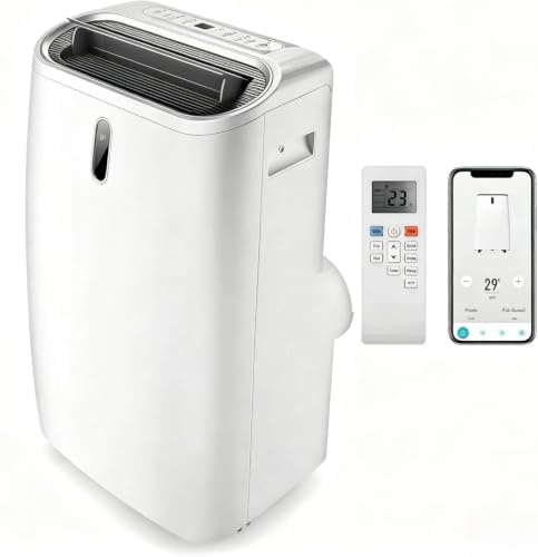 KOMFOTTEU 4 en 1 Aire Acondicionado Portátil 14000BTU 4 Modos