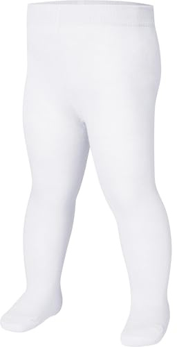 Playshoes Unisex barnstrumpbyxor, Vit, 74-80