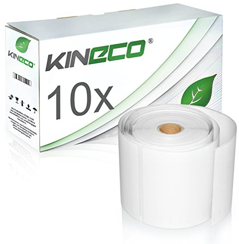 10 Rollen Große Versandetiketten kompatibel mit Dymo S0904980 für Dymo Labelwriter 4 XL - je 220 Etiketten 104x159mm