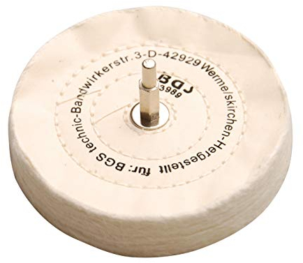 BGS 3989 | Polierscheibe mit Spanndorn | 6 mm | Ø 125 x 22 mm | Schwabbelscheibe
