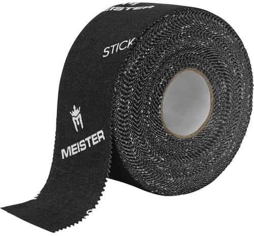 Meister StickElite poröses Sporttape - 13,7 m x 3,8 cm Herren Schwarz 3 Rollen