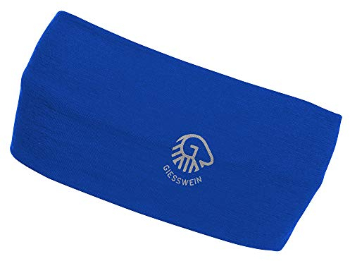 GIESSWEIN Stirnband Brentenjoch - Merino Jersey Headband, Damen & Herren Ohrenwärmer aus 100% Merinowolle, Leichtes Sport Stirnband, helmkompatibel