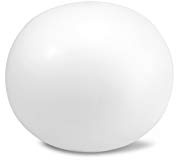 INTEX Poolbeleuchtung schwimmende LED Kugel 89x79 cm XXL Leuchtkugel aufblasbares Pool Licht IPX8 Teichbeleuchtung, 6 Farben, Wiederaufladbarer Akku (68695), Weiß/Flyaway Orchidee