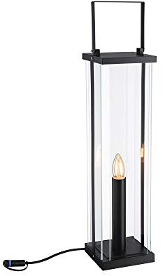 Paulmann 94317 Plug & Shine LED Außenleuchte Classic Lantern 56cm 24V IP44 E14 Anthrazit Außenleuchten Aussenleuchten Gartenbeleuchtung 1900K