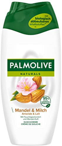 Palmolive Duschgel Naturals mandel & mjölk 6 x 250 ml – krämdusch med fuktmjölk och mandeldoft