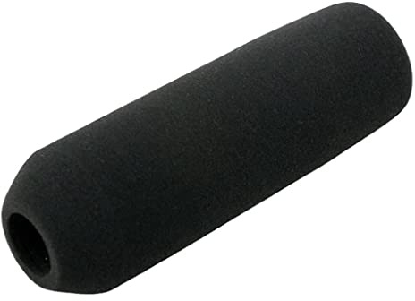 Tiuimk 12CM Interview Mikrofon Windschutz, schwarz, Schaumstoffabdeckung, schützt vor Windstörungen und Spucke