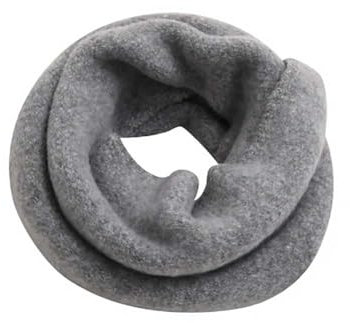 FASHION YOU WANT Damen Loopschal Strickschal Schlauchschal Schal Feinstrick einfarbig Rundschal (dunkelgrau)