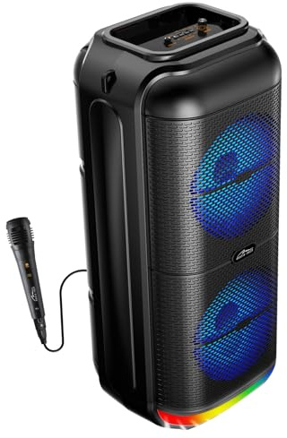 Enceinte Portable Media-Tech, karaoké, Bluetooth 5.3, 900W, MT3183