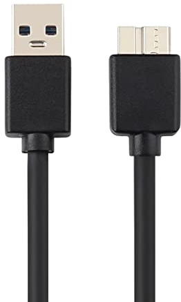 VDAXVME - Cavo USB maschio A a Micro B USB 3.0, adattatore convertitore per disco rigido esterno per trasmissione dati