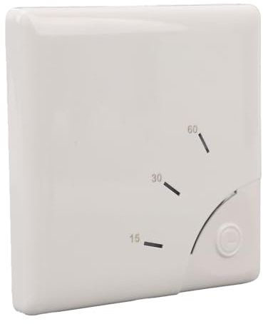 W Timer Switch for Rgy Saving, 5/30/60min Countdown, Automatic Fan Light Home Appliance Switch, 00-265V, Easy Installation, Programmable Timer Switch for Home Security and Efficie