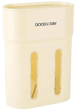 Kcvzitrds Distributore di acqua Porta Bicchiere Dispenser di Tazze da Caffè Doppio Tubo Distributore di Acqua di Grande Capacità Porta Bicchiere Supporto Da Parete Tirare