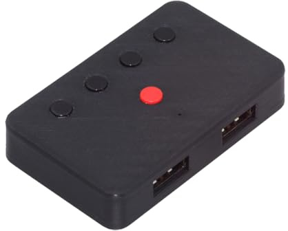 NFHK USB-Kabel-Tastatur und -Maus, Konvertieren in kabellosen 2,4-G-Bluetooth-Konverter (BT) mit Empfänger Typ-C-Stromversorgung für Laptop, Tablet, Telefon