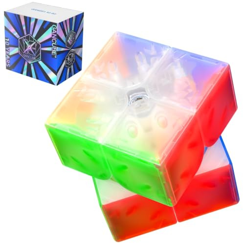 GAN 251 Air (10th Version) 2x2 Zauberwürfel Magnetic Speed Cube GAN251 Air M Magic Puzzle Stickerless 2x2x2 Gans Cubes