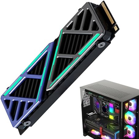 Disipador Para Unidades De Ordenador De Sobremesa - Aleta De Refrigeración Para Discos | Accesorios de Computadora, Disipador Térmico Portátil para usuarios de Trabajo, Negocios, Creadores y Amantes d