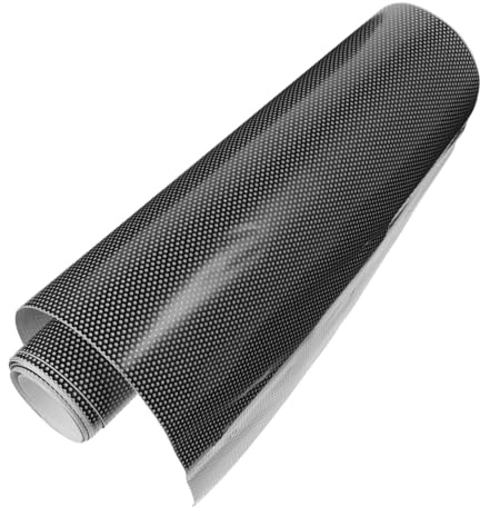 Cabilock Pellicola Oscurante per Fari Auto e Moto 30x120cm Texture a Nido D’Ape, Rivestimento Protettivo in PVC Autoadesivo per Fanali Anteriori e Posteriori, Cambio Colore Senza Ridurre visibilità