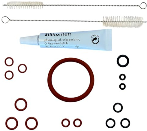 Kit d'entretien - Kit d'entretien - Kit de nettoyage - Accessoires pour machine à café Philips 1200 2200 2300 3200 3300 4300 4400 5400 Series - Joints toriques (entre autres 32 × 40 × 4 mm) / graisse