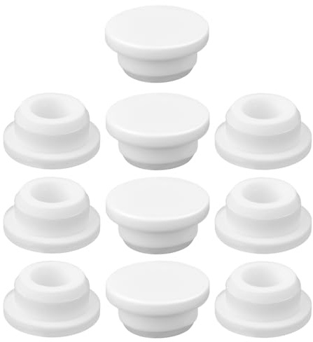 10uds Tapa Agujero Desbordamiento Fregadero Silicona