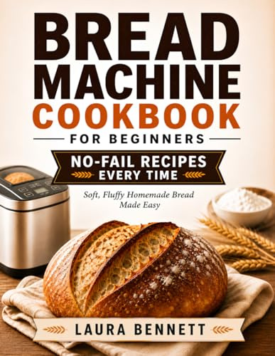 Bread Machine Cookbook for Beginners: Master Perfect Homemade Bread Every Time with Your Bread Machine Using Easy Step-by-Step Recipes & Simple Methods for Consistent, Soft Results