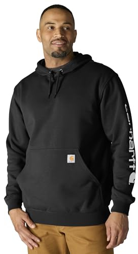 Carhartt Men's Iconic K288 Logo Sweatshirt, Black, Medium