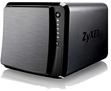 ZyXEL nas542 1.2 GHz Dual Core 1 GB 4bay NAS Server – 24TB Bundle con 4 X 6TB WD60EFRX WD Red